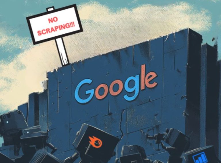 scraping tools blocked by Google